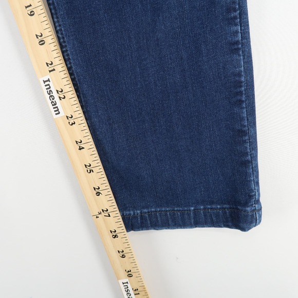 Mugsy Fultons Jeans Mens 33x30 Blue Tapered Stretch Denim Casual - Picture 7 of 11